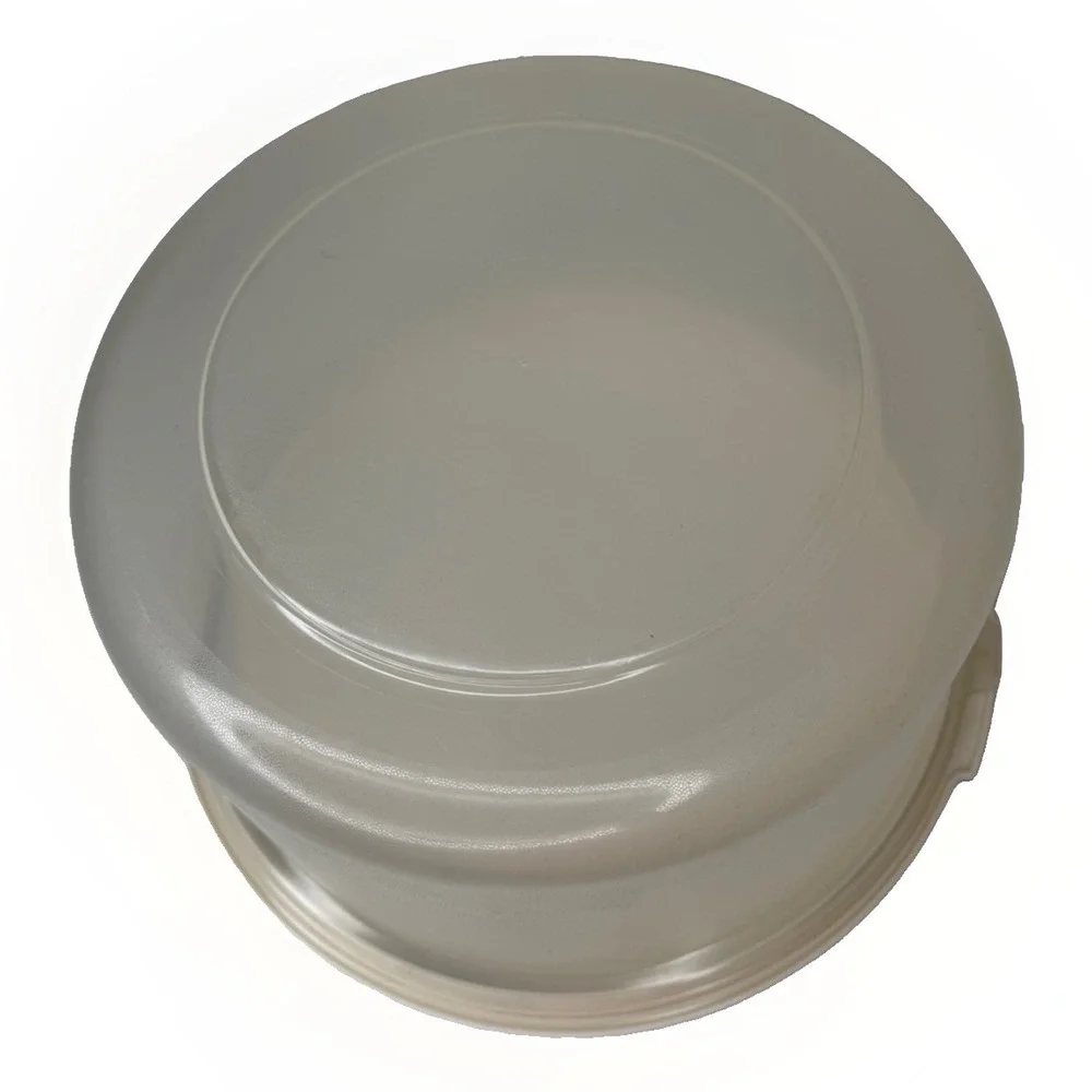 Vintage RUBBERMAID Almond Sheer Cake Keeper Carrier SERVIN SAVER Container #0035